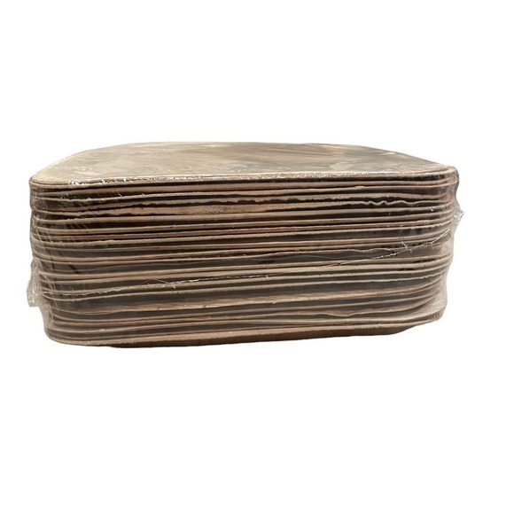 ECO SOUL 100% Compostable 10 Inch Square Palm Leaf Plates (Pack of 25) New - Picture 5 of 6